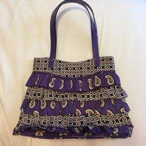 Vera Bradley Purse in "Simply Violet" Pattern