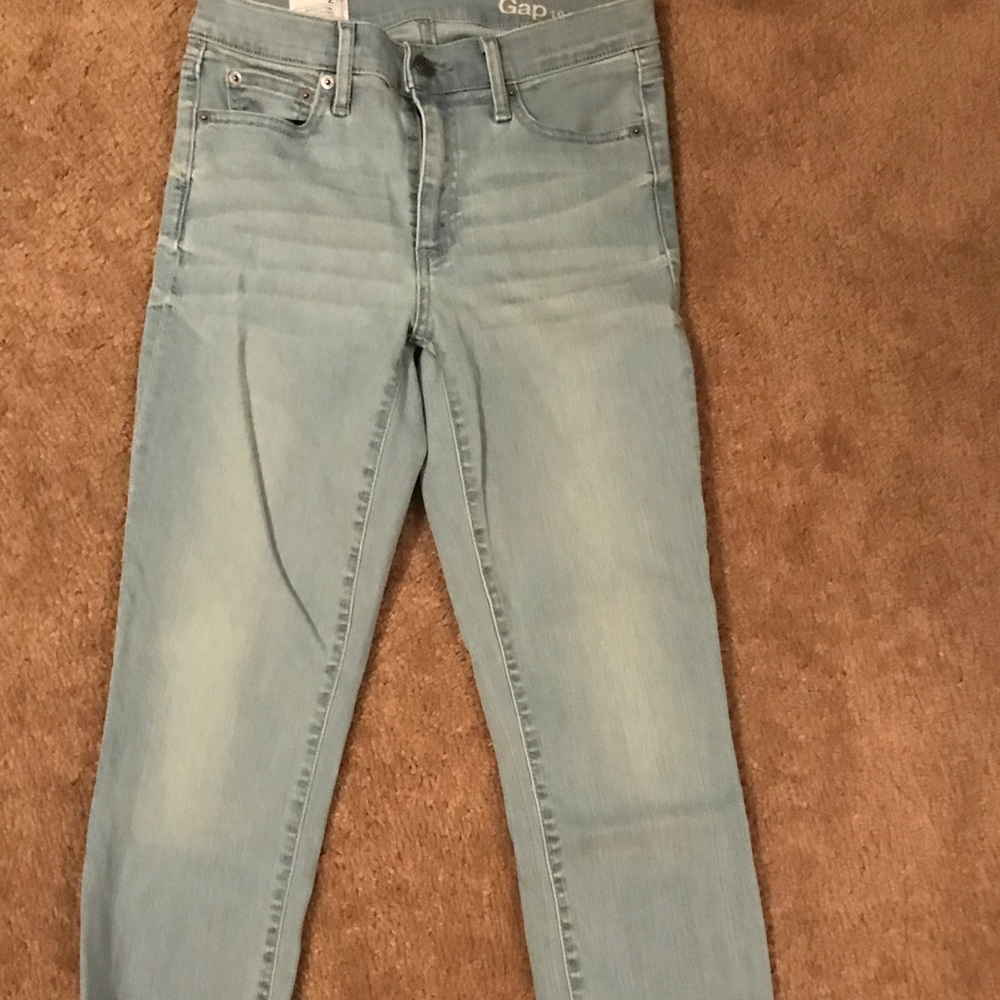 GAP 1969 slim straight ankle crops