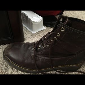 Brown Soft Leather Dr. Martens