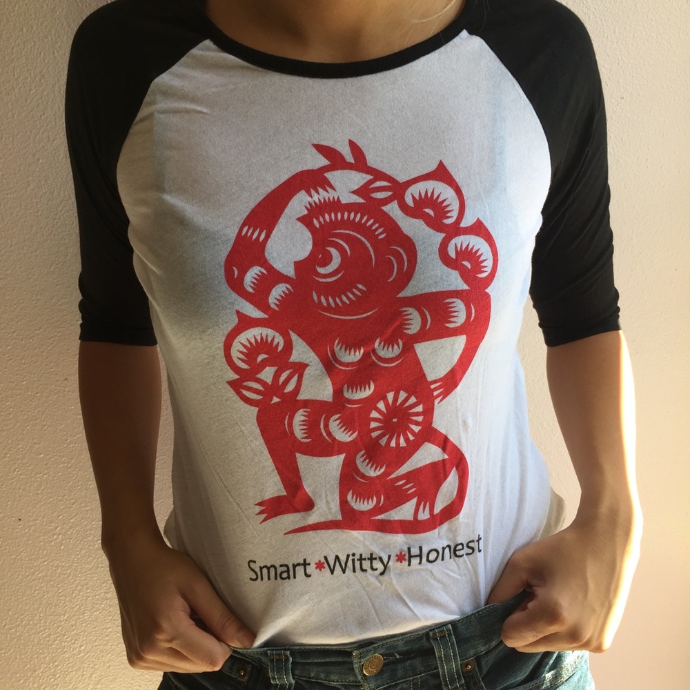Printed baseball Tee