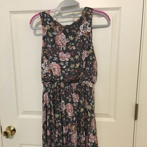 Blouson flower dress