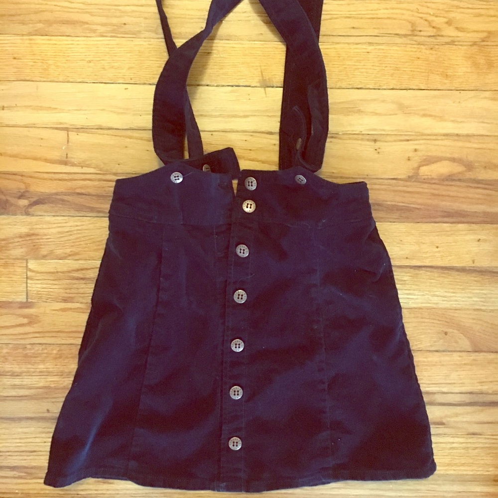 Navy Button Up Corduroy Jumper