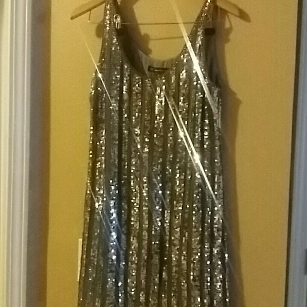 Gray & Silver Mimi Dress
