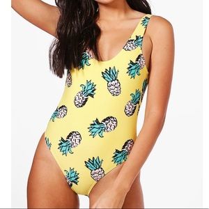 NWT Pineapple Scoop Swimsuit