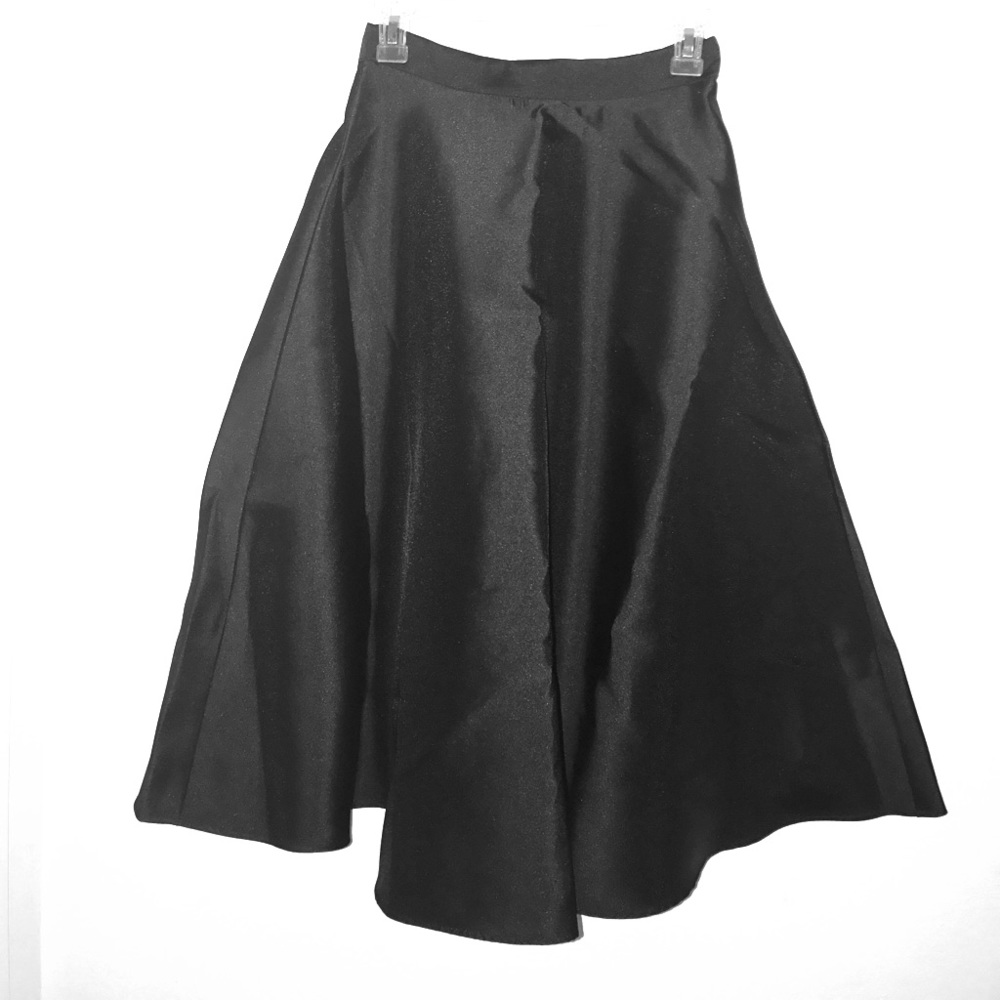 Black vintage mid length dress.