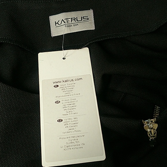 Designer European Little Black Dress - Picture 2 of 2