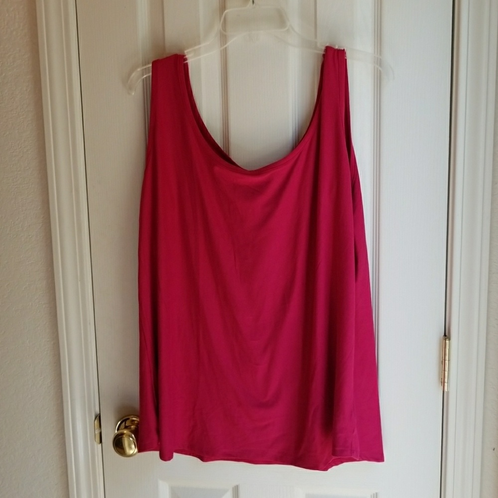 NWT DEREK HEART PLUS RED TANK TOP