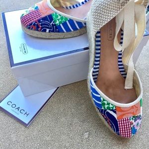 COACH Madras Espadrilles