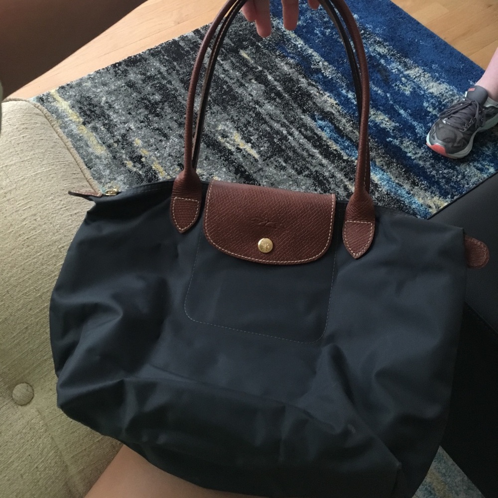 Longchamp purse and cosmetic bag