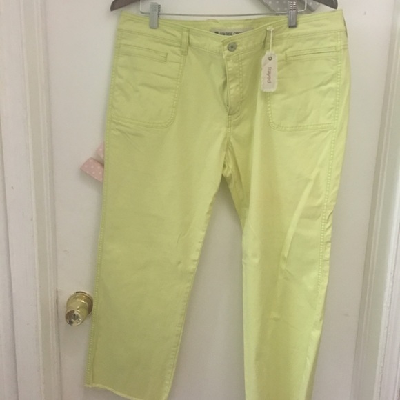 gap yellow pants