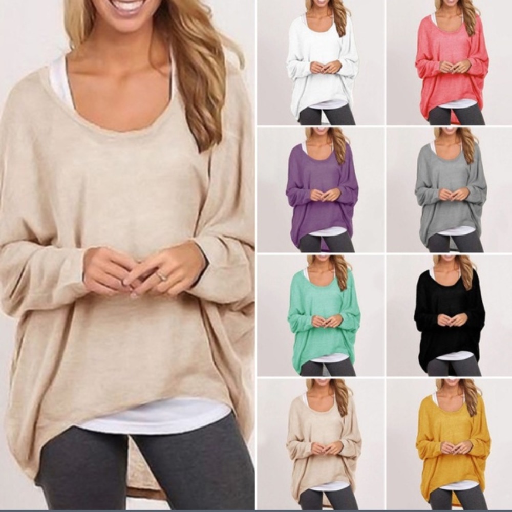 Ladies loose long sleeve top S - Picture 2 of 5