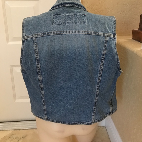 Stylish Sexy Blue System Jeans Vest - Picture 6 of 8