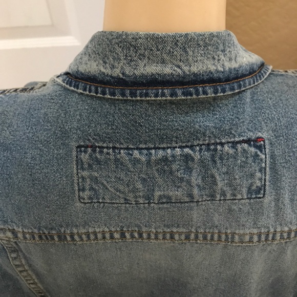 Stylish Sexy Blue System Jeans Vest - Picture 7 of 8