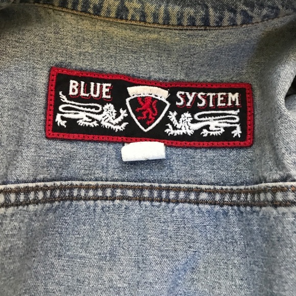 Stylish Sexy Blue System Jeans Vest - Picture 4 of 8