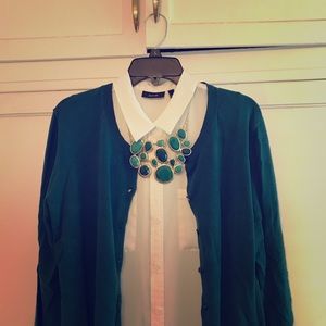 Teal necklace