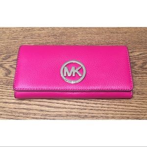 NWT! MICHAEL KORS | Fulton Leather Carryall Wallet