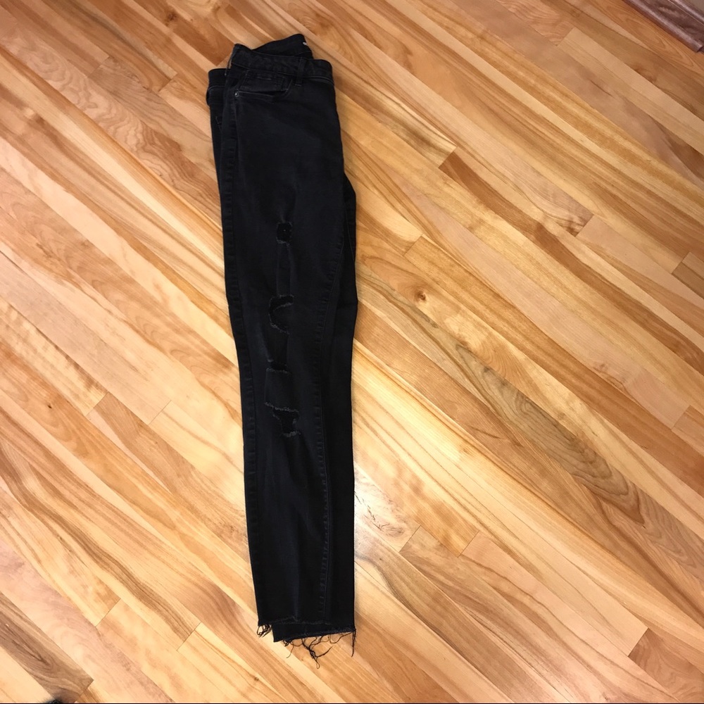 Ripped Black Jeans TALL