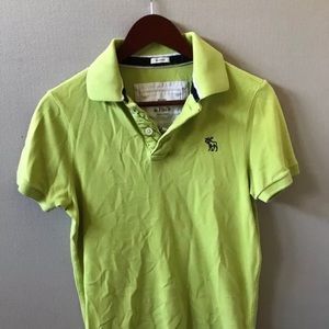 Abercrombie & Fitch Lime Green Polo