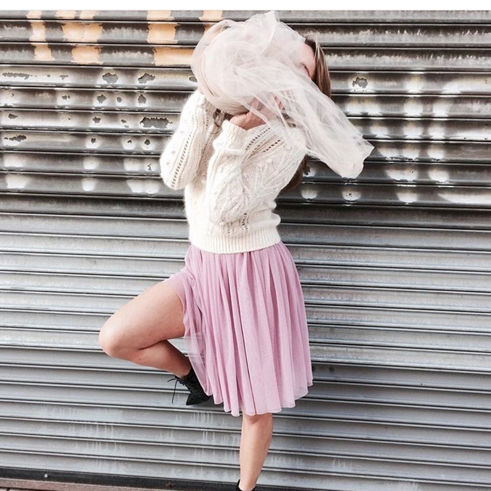 TUL PAYASITA Powder PINK Soft Tulle UniqueOne Size