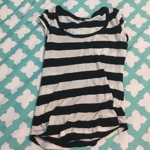 Black and white shirt