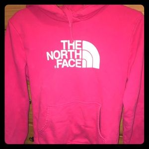 Sale! EUC small pink North Face hoodie