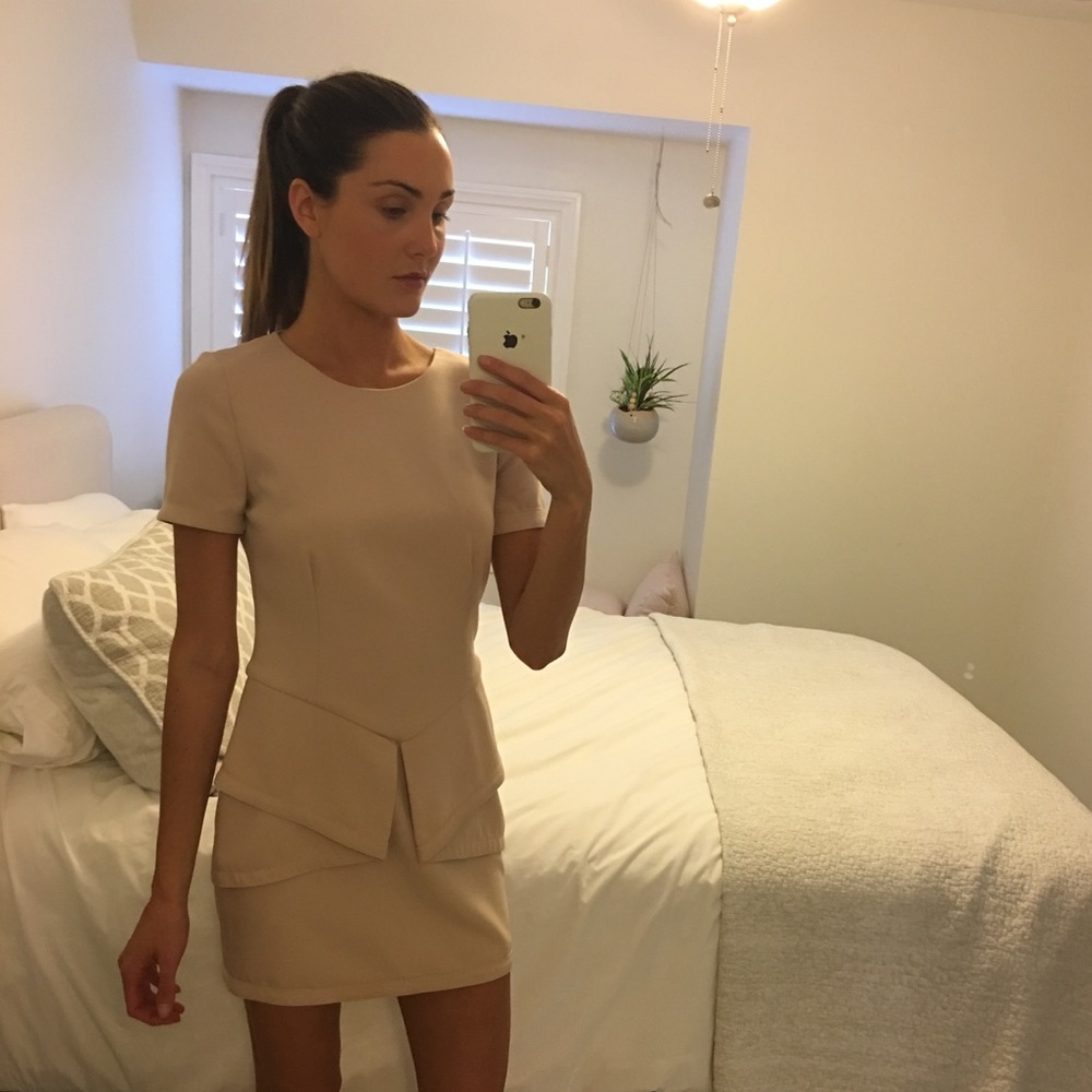 BCBG light rose dress