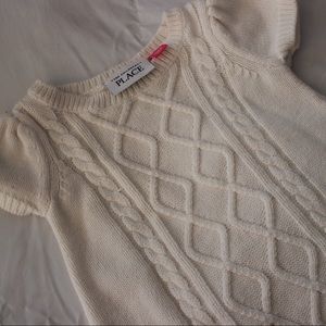 Off White Knit Dress