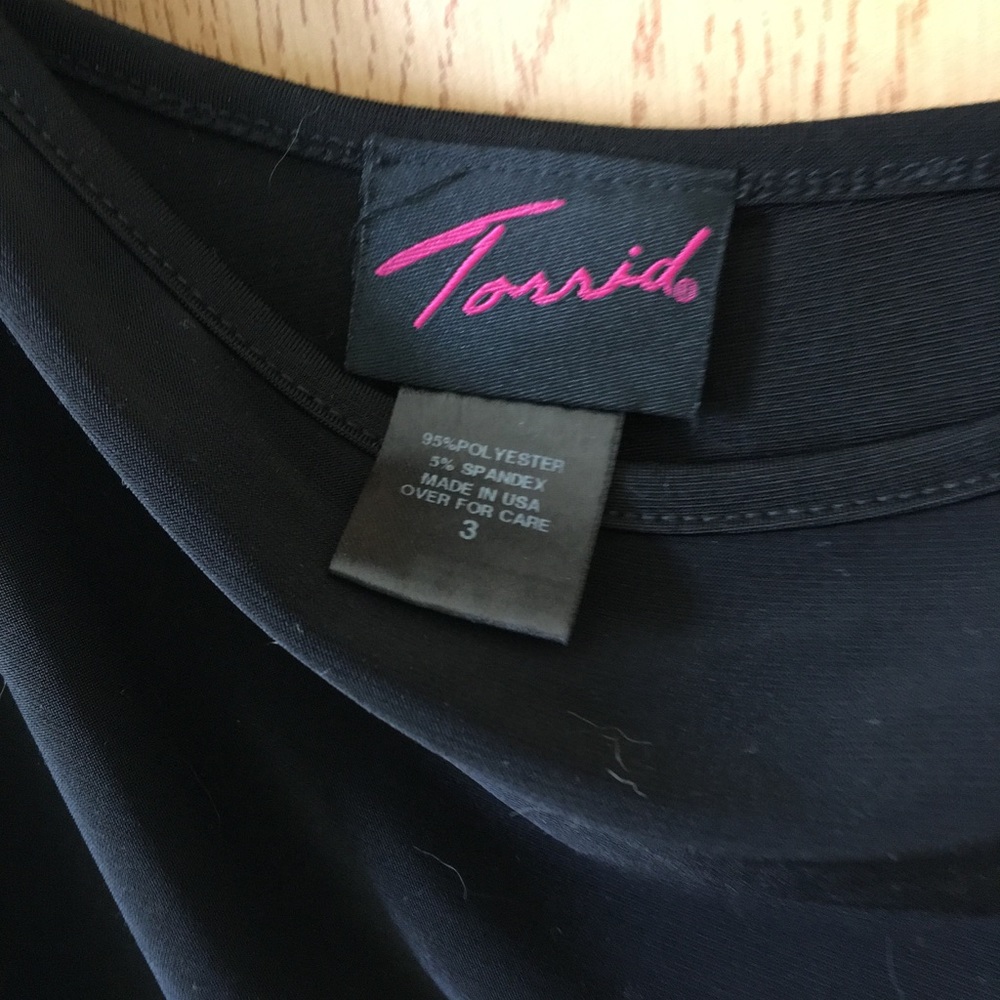 Torrid black blouse