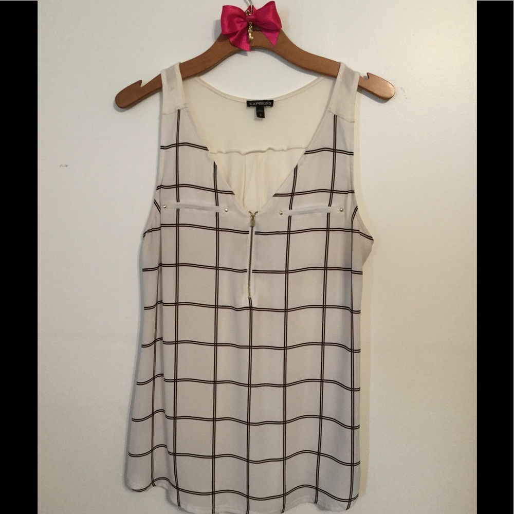 Express Plaid Top