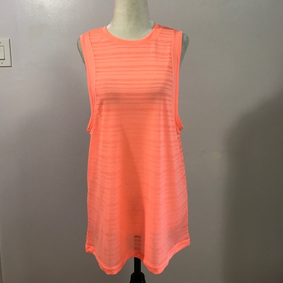 Lorna Jane Tops - Lorna Jane Neon Apricot Excel Tank- Lg NWT
