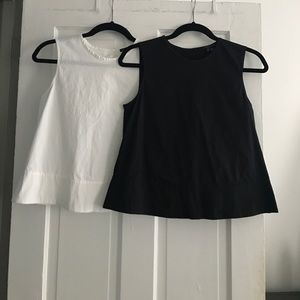 Theory Dayne tops white and black