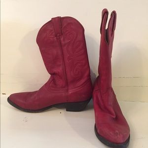 Red Cowboy boots