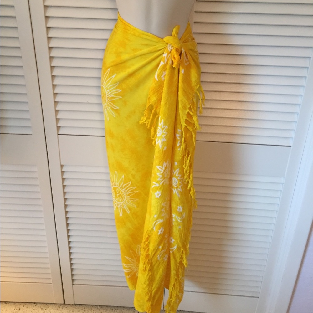 Yellow Sunshine Sarong/Pareo