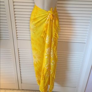 Yellow Sunshine Sarong/Pareo