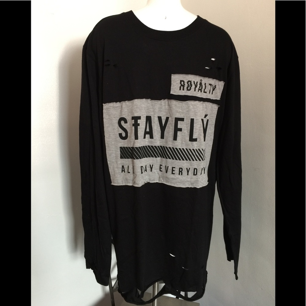Carbon Slashed Men Shirt