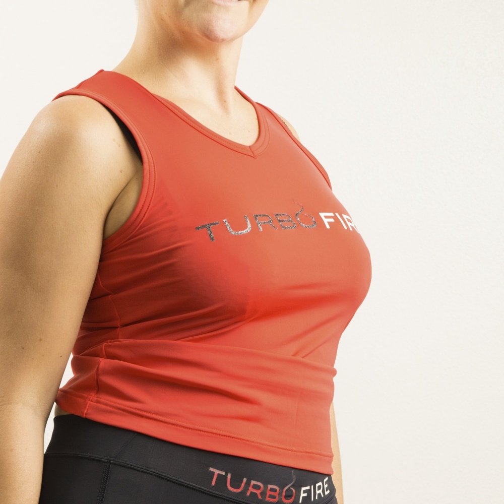 Beachbody Turbo Fire Tank Top Red