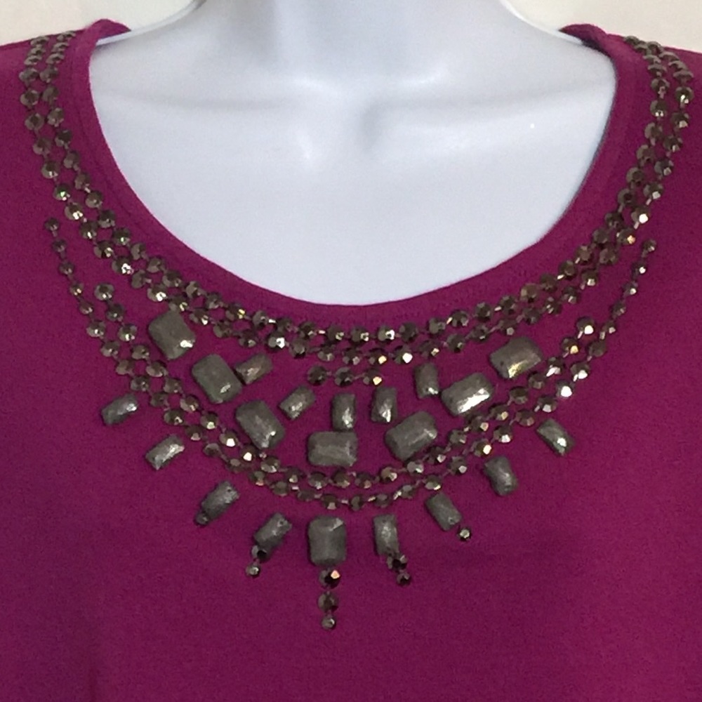 FUCHSIA TOP by JM Collection