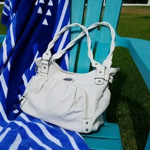White Rosetti bag