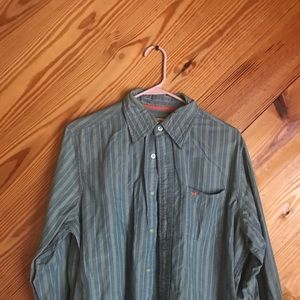 Men's long sleeve button down shirt