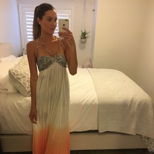 Free People goddess maxi dress