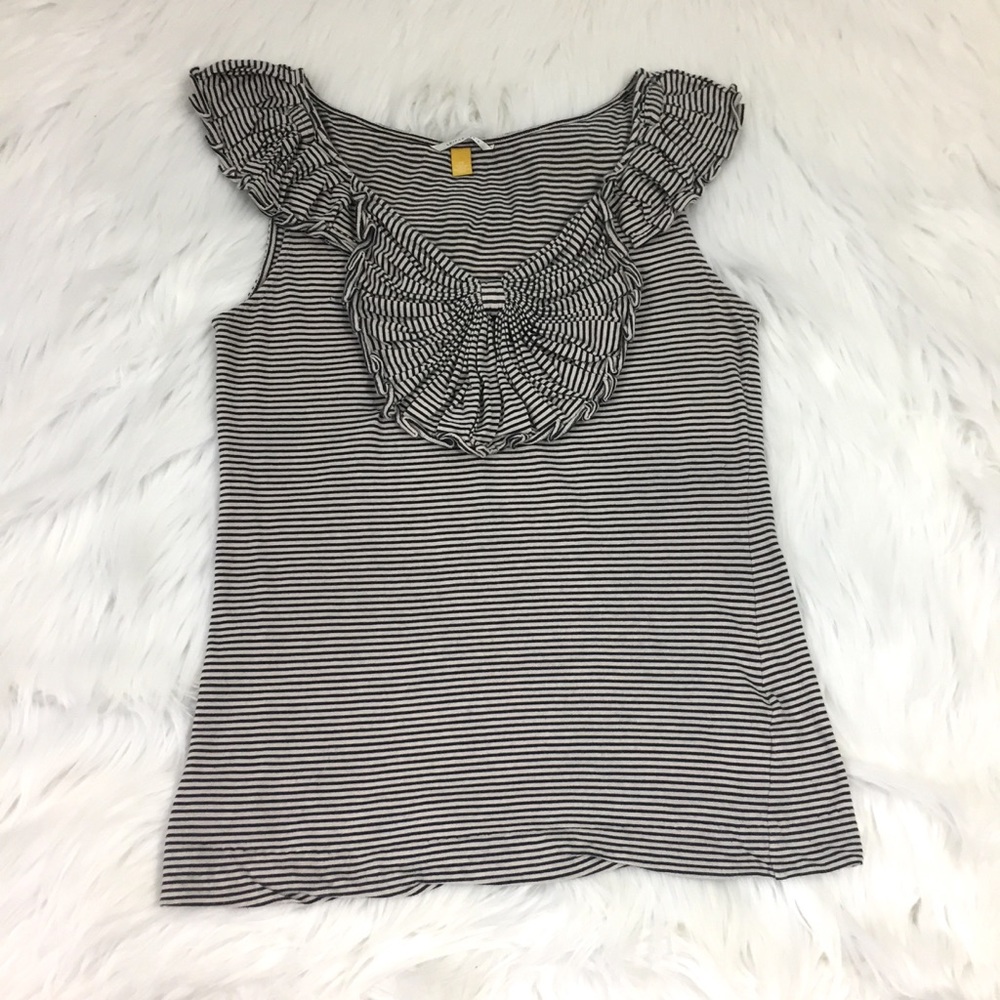 Anthropologie Leifsdottir striped cap sleeve XS