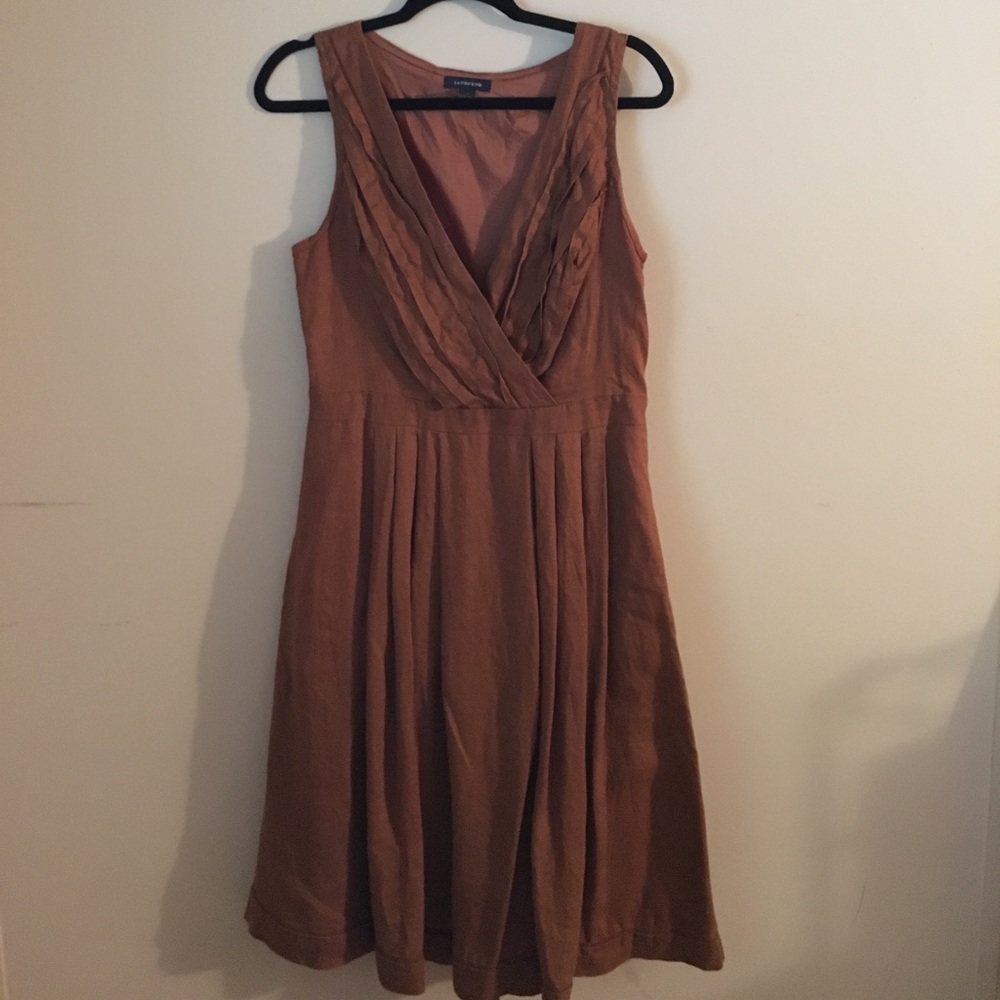 Burnt orange dress