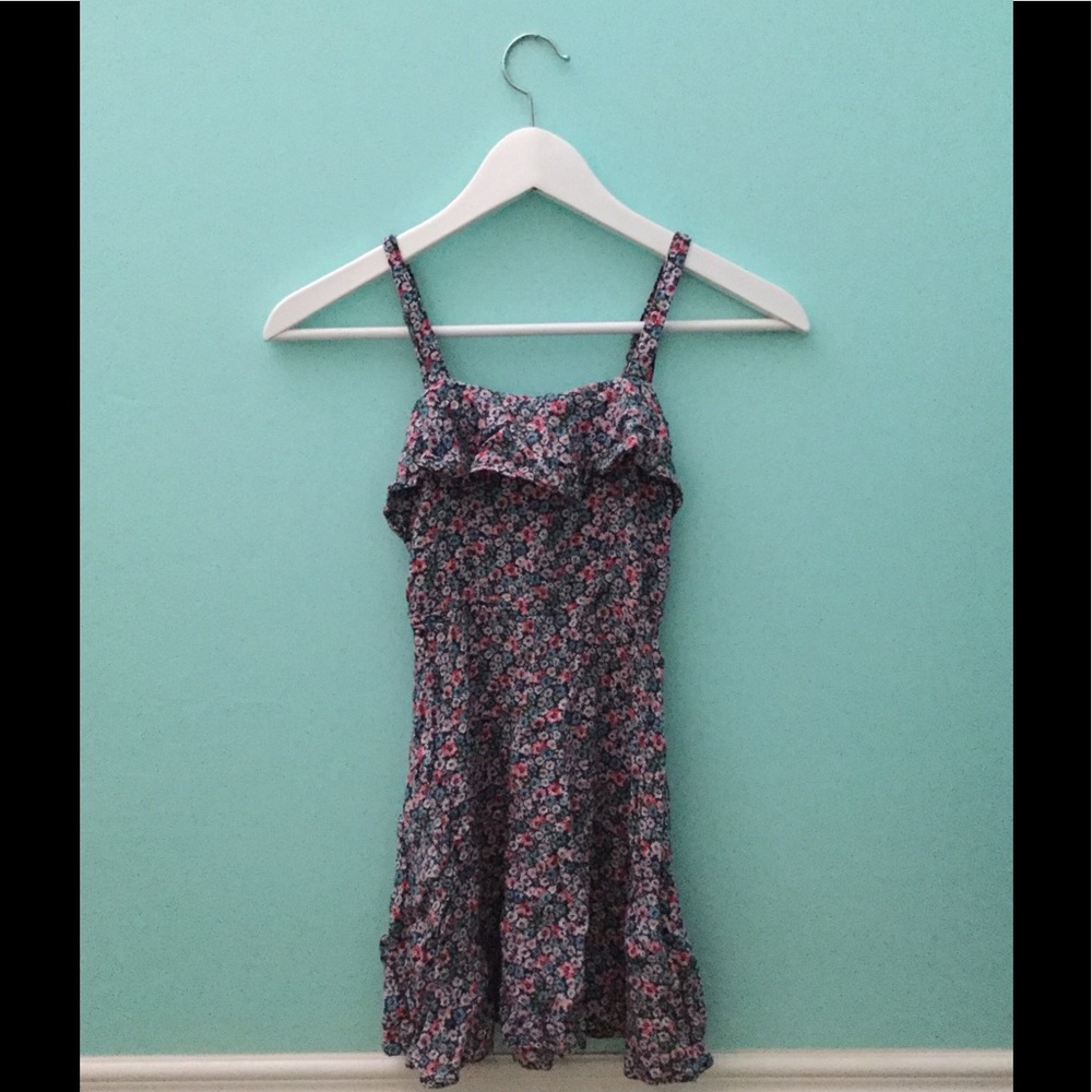 Abercombie kids floral dress size small