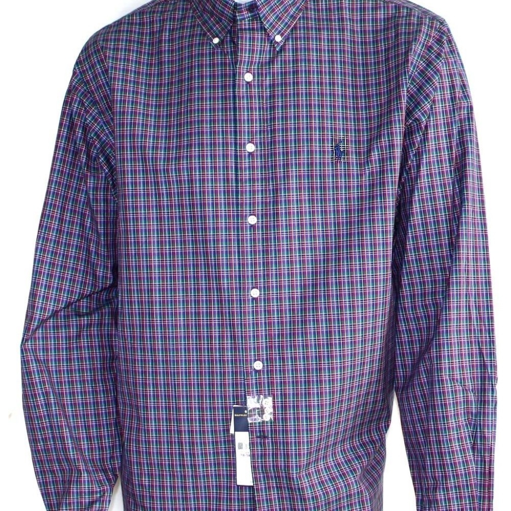 NEW Ralph Lauren Men's Checked Shirt 18 34/35
