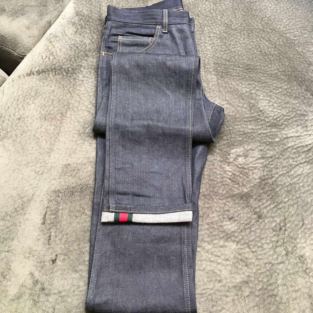 Authentic Tapered-fit Gucci Jeans