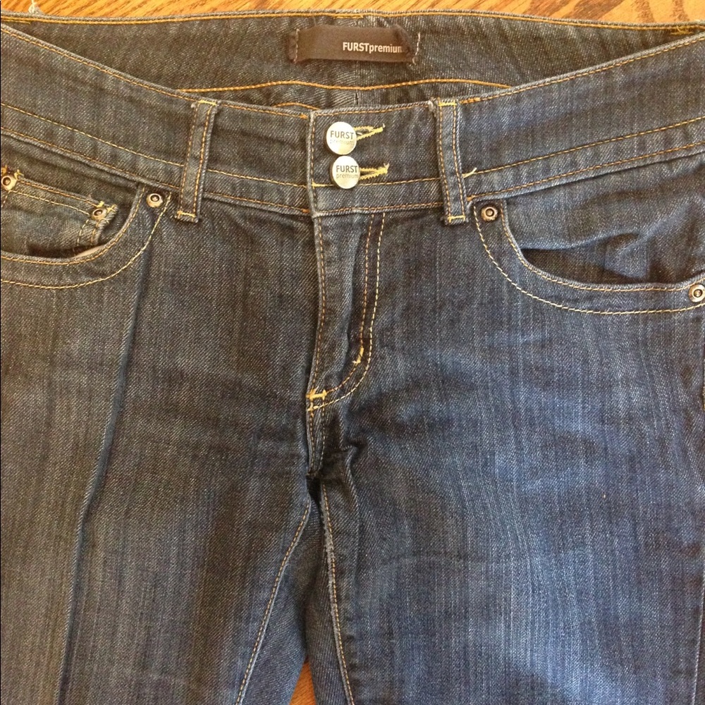 FURST denim straight leg jeans
