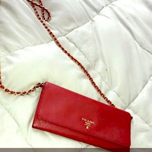 Prada hand bag pouch wallet
