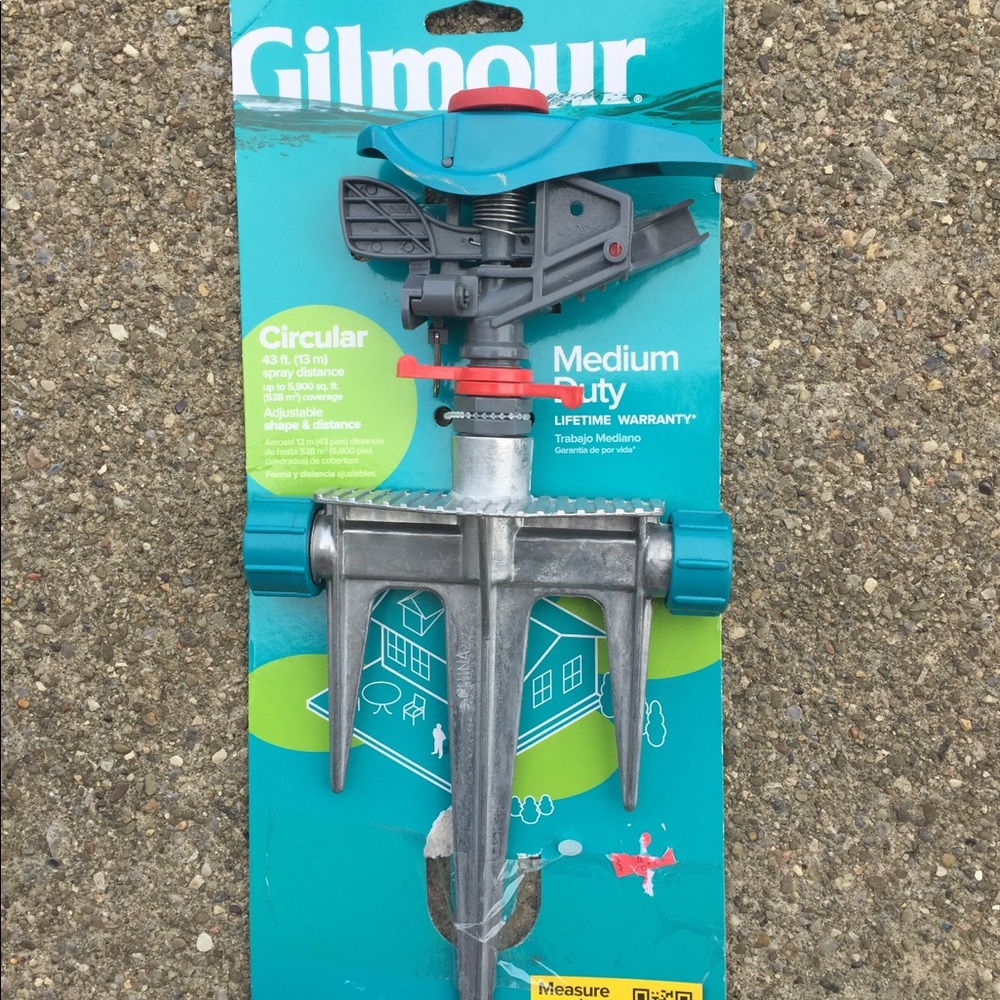 Gilmour Medium Duty Sprinkler NEW