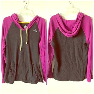 ADIDAS LONG SLEEVE HOODIE SIZE S