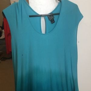 Blue Ombre Work Dress